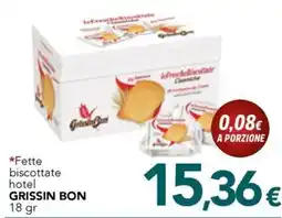 Altasfera Fette biscottate hotel Grissin Bon offerta