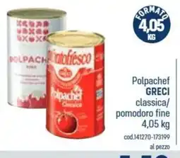 Talento Professional Store Polpachef Greci classica offerta