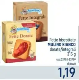 Talento Professional Store Fette biscottate Mulino Bianco offerta