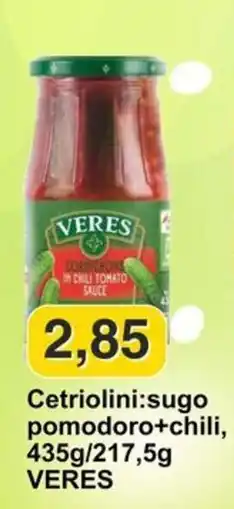 Mix Markt Cetriolini:sugo pomodoro+chili VERES offerta