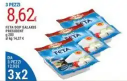 Doro Daily Feta Dop Salakis President offerta