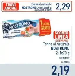 Talento Professional Store Tonno al naturale NOSTROMO offerta