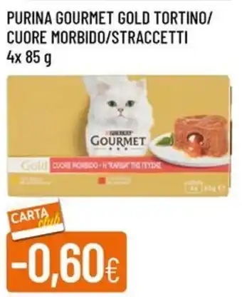 Purina Gourmet Gold tortino cuore morbido straccetti