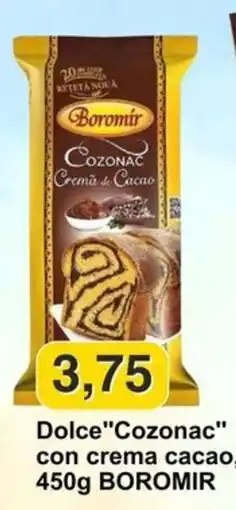 Mix Markt Dolce Cozonac con crema cacao BOROMIR offerta