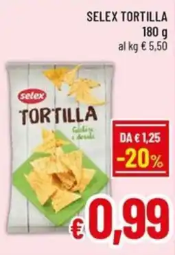 Famila Market Selex Tortilla offerta