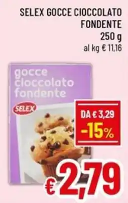 Famila Market Selex Gocce Cioccolato Fondente offerta