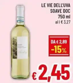 Famila Market Le vie dell'uva soave doc offerta