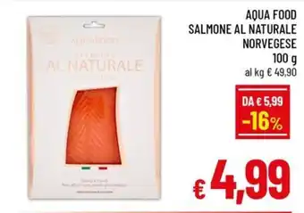 Aquafood salmone al naturale norvegese