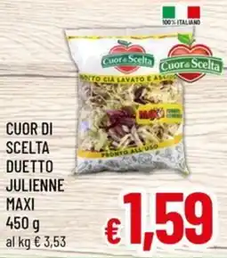 Famila Market Cuor di scelta duetto julienne maxi offerta