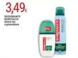 Doro Daily Deodorante Borotalco offerta