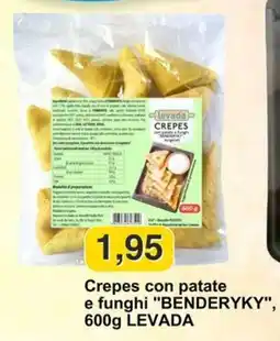 Mix Markt Crepes con patate e funghi "BENDERYKY" Levada offerta