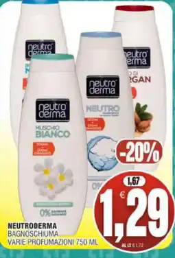 Vicino a te supermercati Neutroderma bagnoschiuma offerta