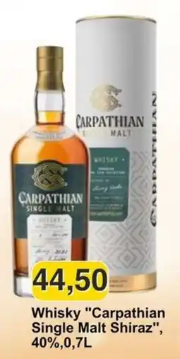Mix Markt Whisky Carpathian Single Malt Shiraz offerta