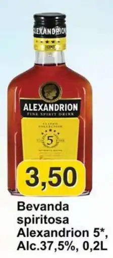 Mix Markt Bevanda spiritosa Alexandrion 5* offerta