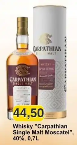 Mix Markt Whisky Carpathian Single Malt Moscatel offerta