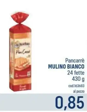 Talento Professional Store Pancarrè Mulino Bianco offerta