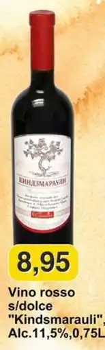 Mix Markt Vino rosso s/dolce "Kindsmarauli" offerta