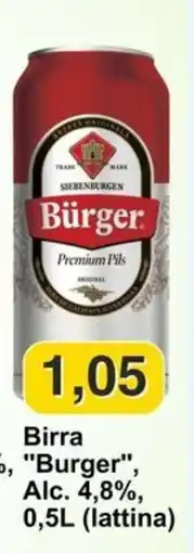 Mix Markt Birra "Burger" offerta