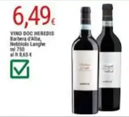Doro Daily Vino doc heredis offerta
