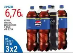 Doro Daily Pepsi classica zero zucchero offerta
