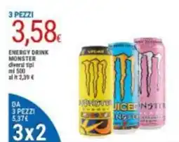 Doro Daily Energy drink Monster offerta
