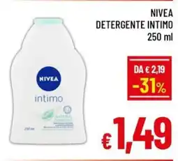 Famila Market Nivea detergente intimo offerta