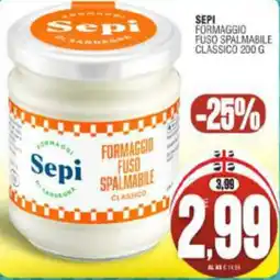 Vicino a te supermercati Formaggio fuso spalmabile classico Sepi offerta