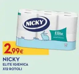 Proshop Nicky elite igienica offerta