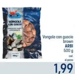 Talento Professional Store Vongole con guscio brown ARBI offerta