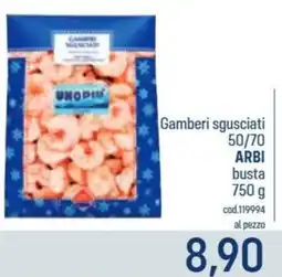 Talento Professional Store Gamberi sgusciati ARBI offerta