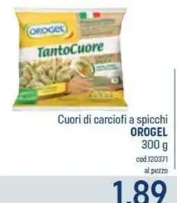 Talento Professional Store Cuori di carciofi a spicchi OROGEL offerta