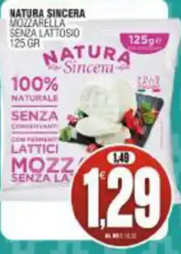 Vicino a te supermercati Mozzarella senza lattosio Natura Sincera offerta