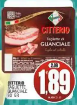 Vicino a te supermercati Citterio tagliette guanciale offerta
