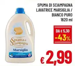 Famila Market Spuma di Sciampagna Lavatrice Marsiglia offerta