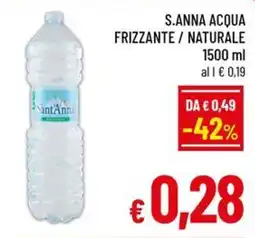 Famila Market Sant'Anna acqua frizzante / naturale offerta