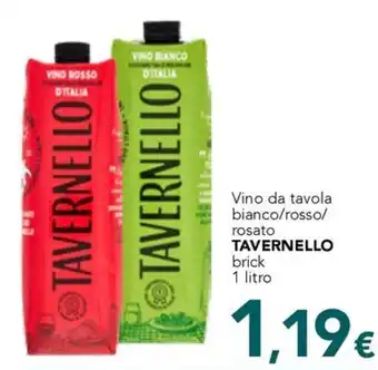 Vino da tavola Tavernello