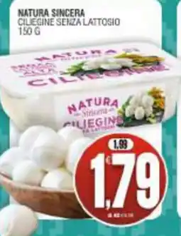 Vicino a te supermercati Natura Sincera ciliegie senza lattosio offerta