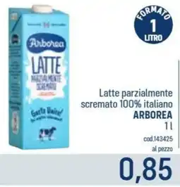 Talento Professional Store Arborea Latte parzialmente scremato 100% italiano offerta