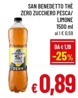 Famila Market San Benedetto Thè Zero Limone offerta
