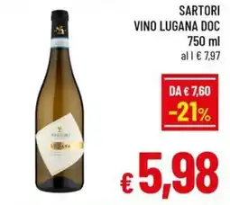 Famila Market Sartori Vino Lugana DOC offerta