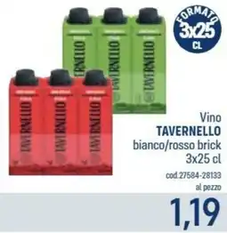 Talento Professional Store Vino Tavernello offerta
