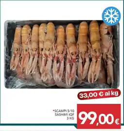 Altasfera Scampi 5/10 Sashimi IQF offerta