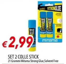 Galassia Set 2 colle stick Mitama Strong Glue offerta