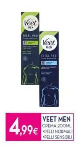 Proshop Veet Men Crema offerta