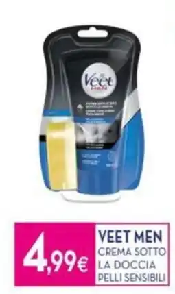 Proshop Veet Men crema sotto la doccia offerta