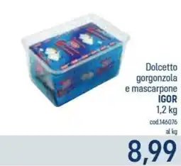 Talento Professional Store Dolcetto gorgonzola e mascarpone IGOR offerta