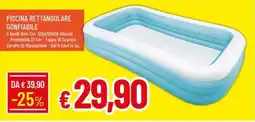 IperFamila Piscina rettangolare gonfiabile offerta