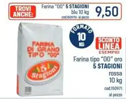 Talento Professional Store Farina tipo "00" oro 5 Stagioni offerta