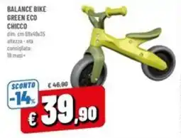 Famila Market Balance bike green eco chicco offerta