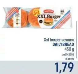 Talento Professional Store Dailybread XXL burger sesamo offerta